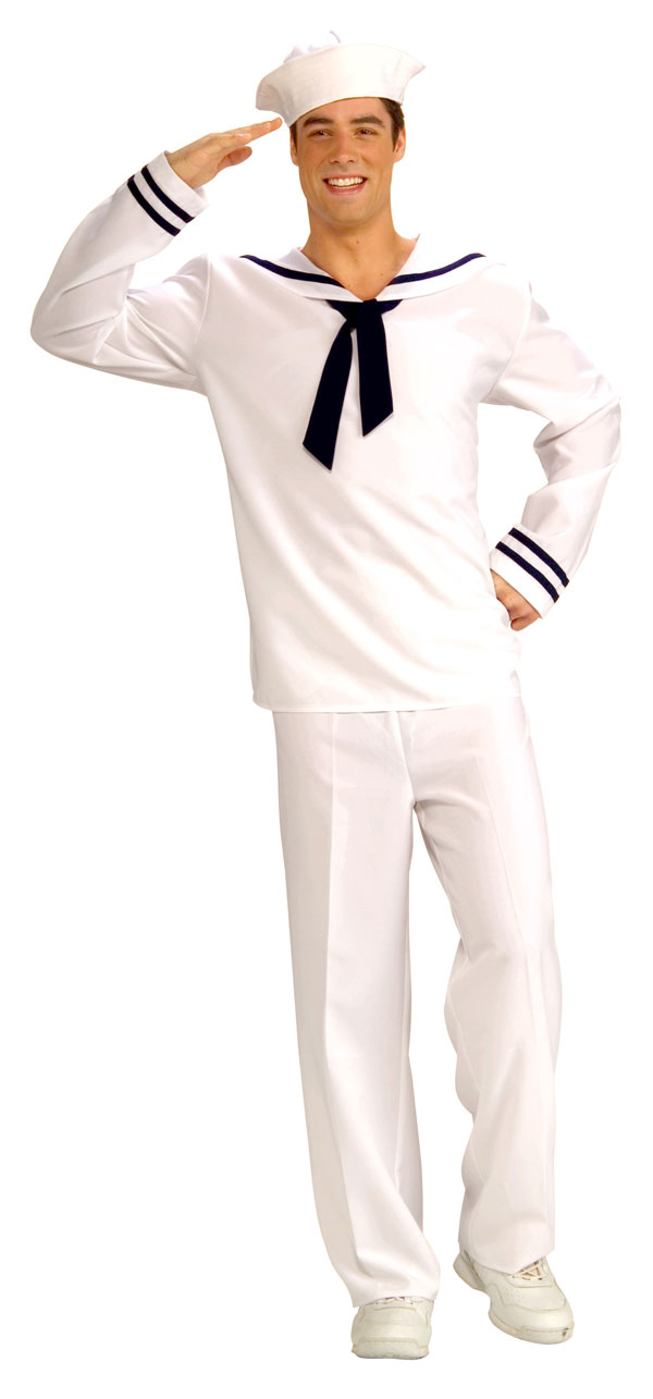 Forum Novelties Mens Anchors Aweigh Sailor Costume
